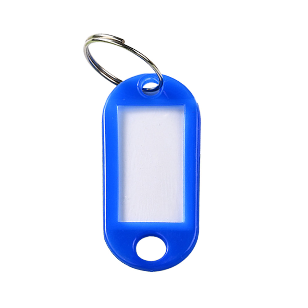 Plastic Key Tags With Label Window 5