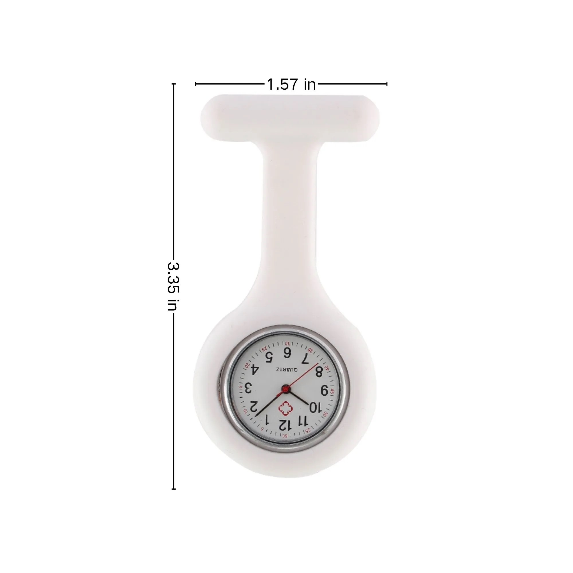 Silicone Nurse Pin Pocket Watch 4