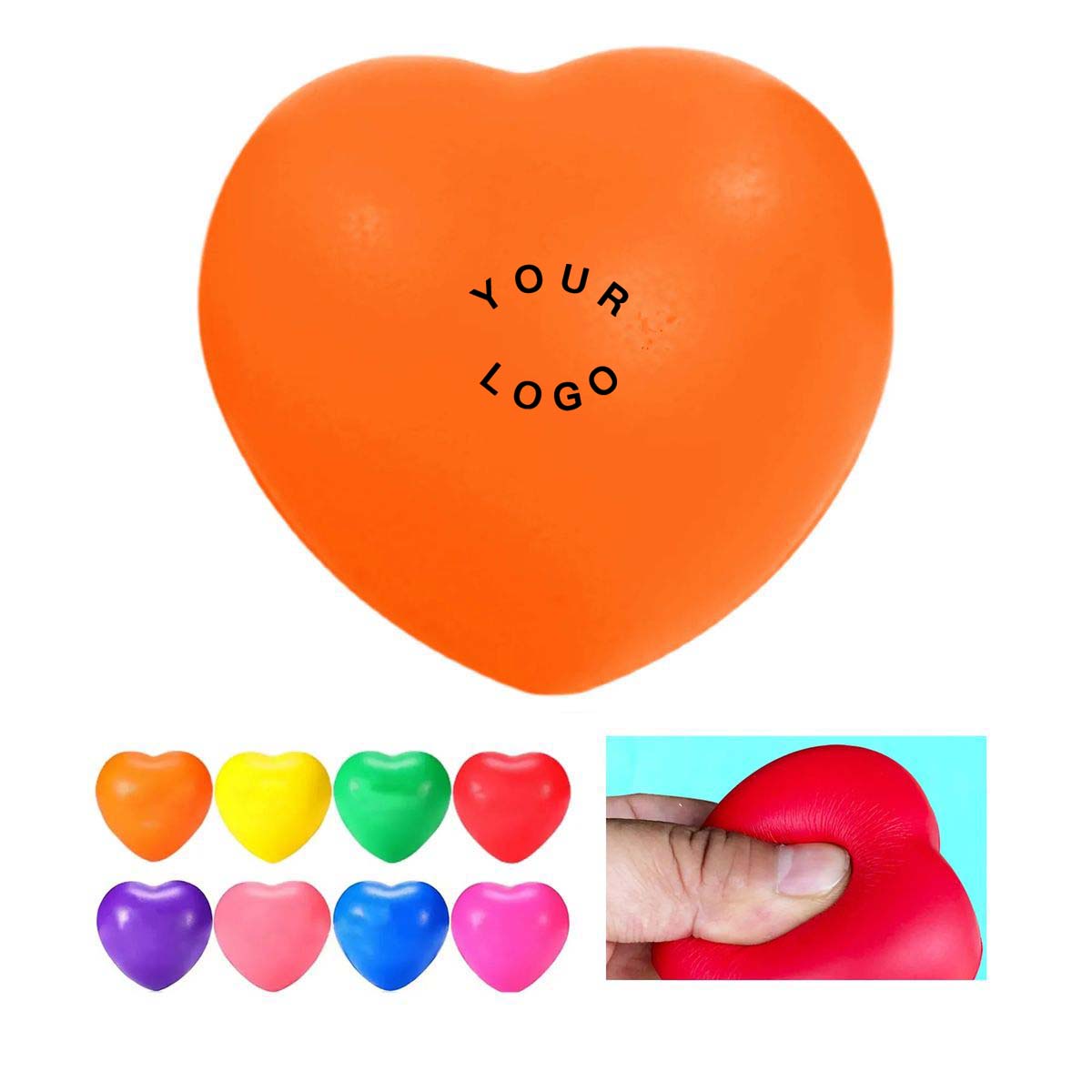 Heart Shape Stress Relief Foam Ball 2