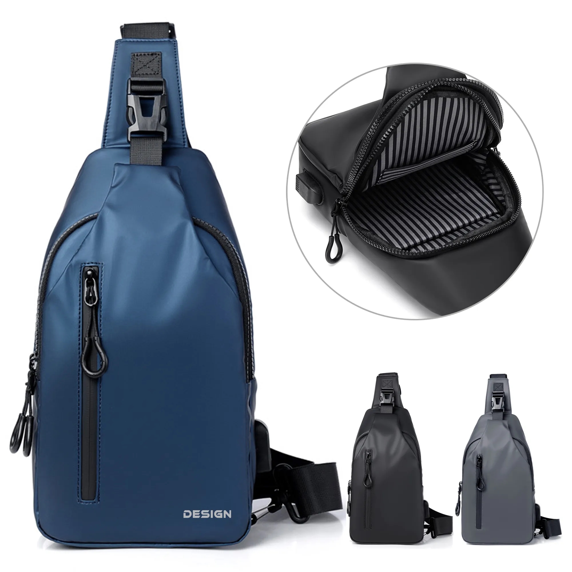 Men's Fashion Chest Bag 2