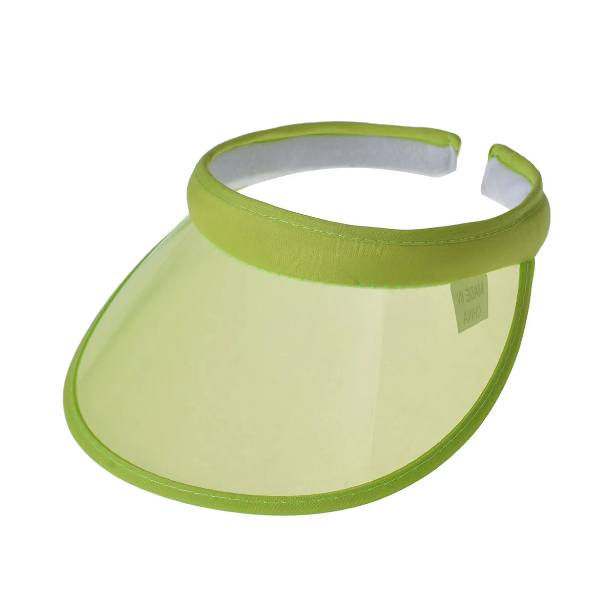 Clear PVC Visor With Wide Brim For Sun Protection 17