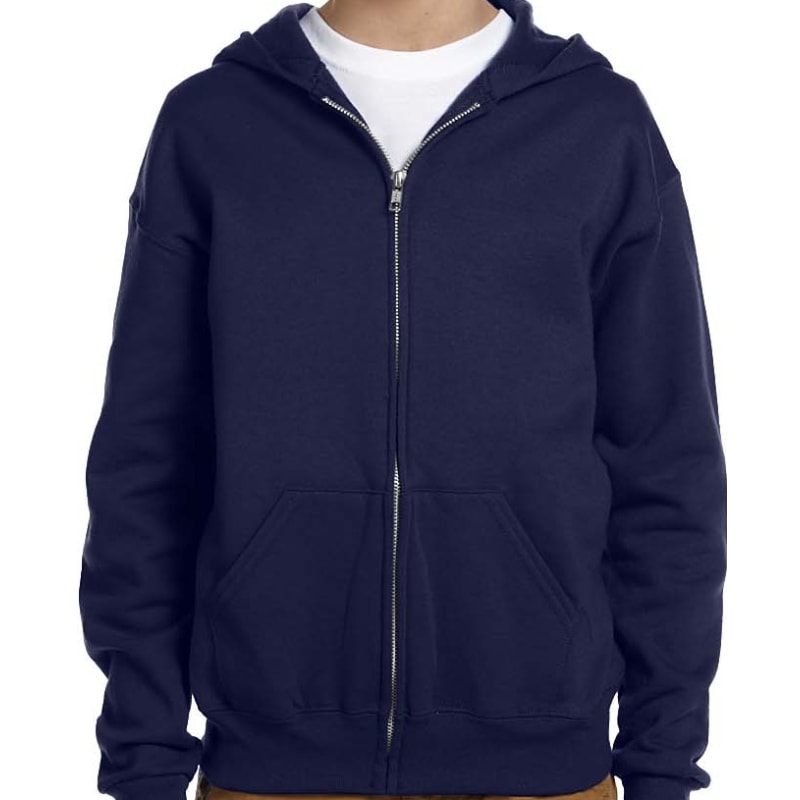 Jerzees Youth 8 Oz., 50/50 NuBlend® Fleece Full-Zip Hood 6