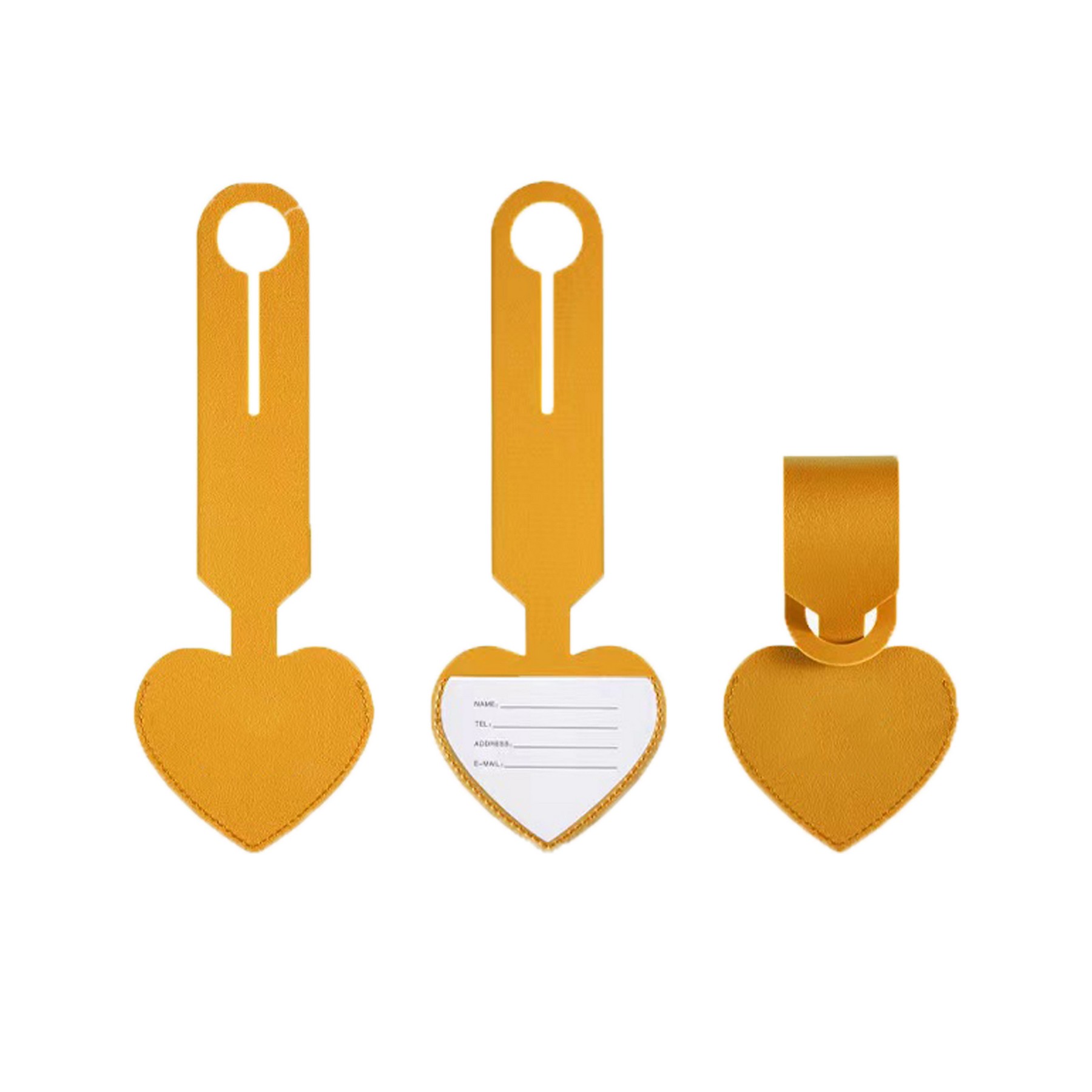 Heart Shaped Luggage Tag 5
