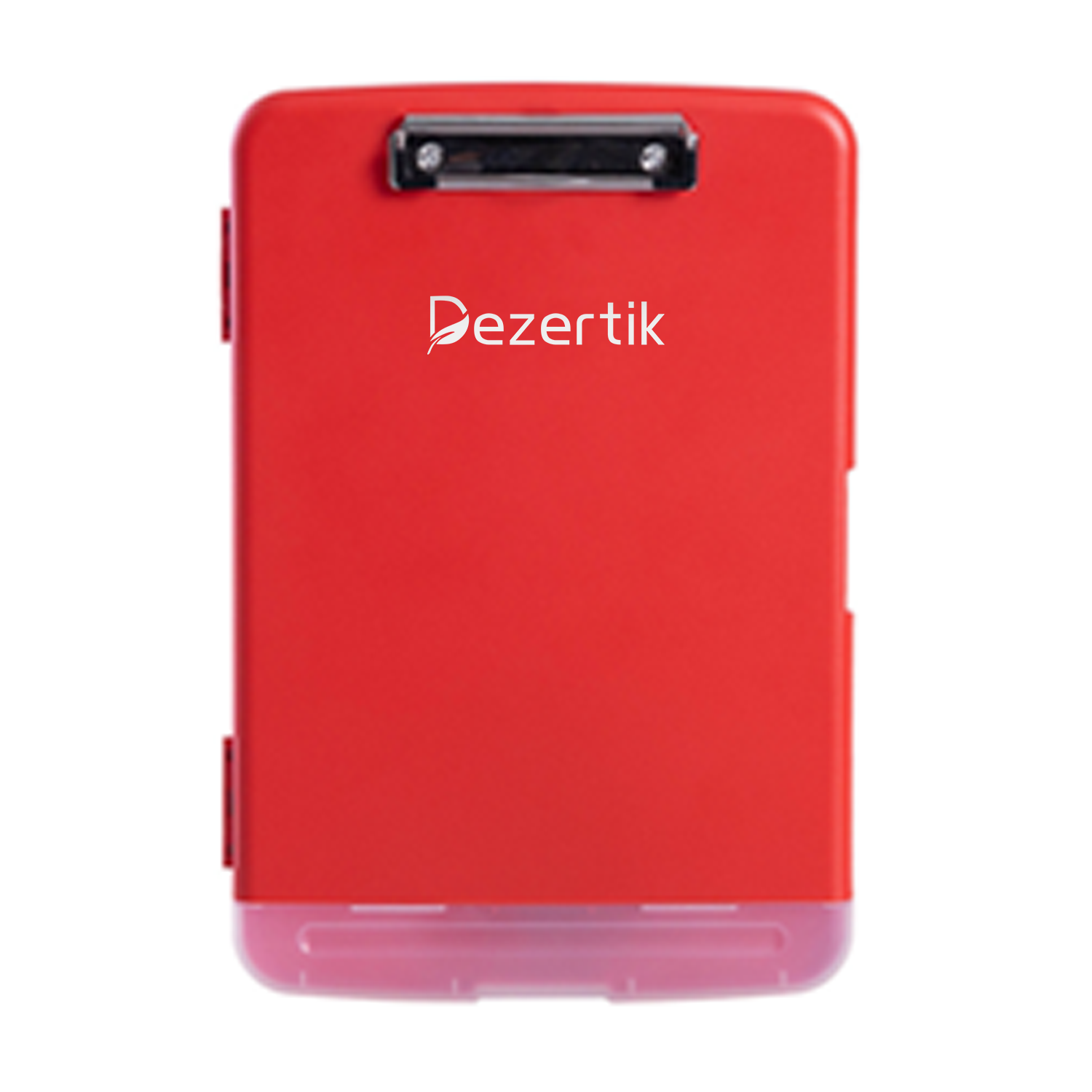 Multi-Functional Transparent Plastic File Box with Pen Slot 8