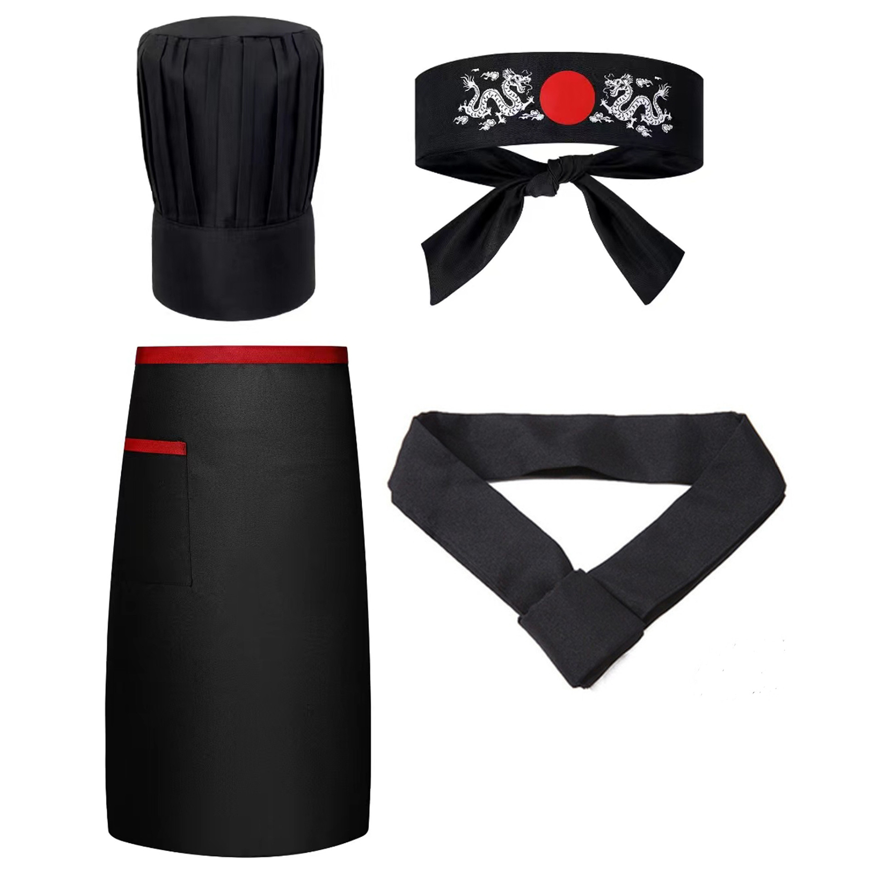 Chef Costume 4PC Set 4