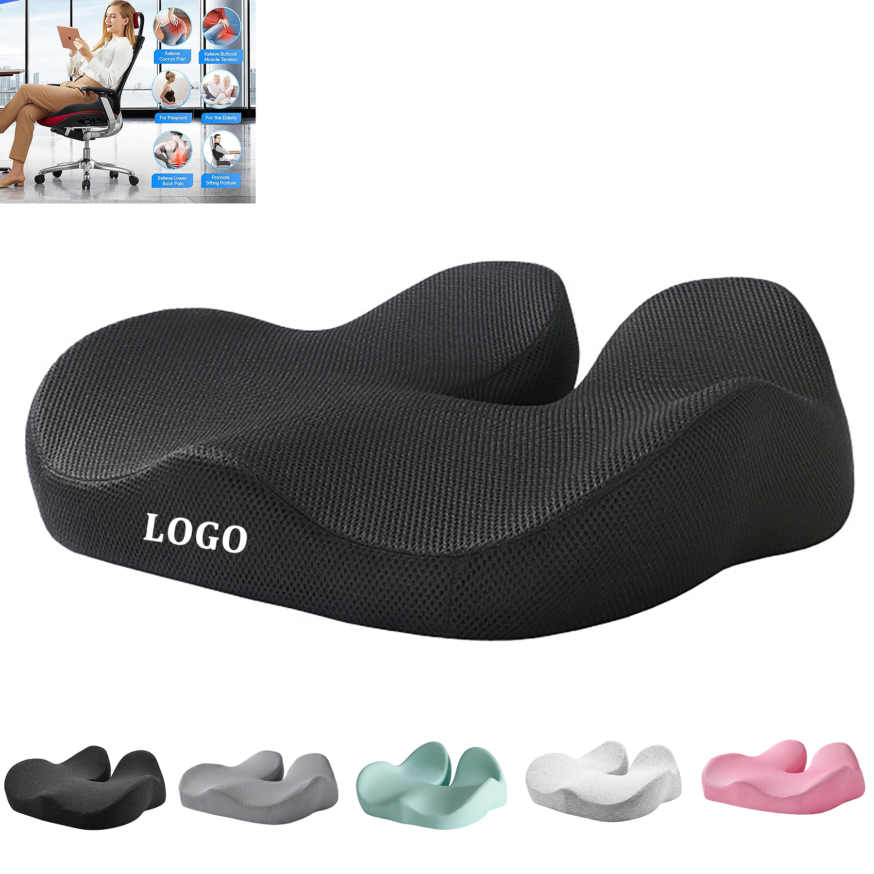 Memory Foam Seat Cushion 6