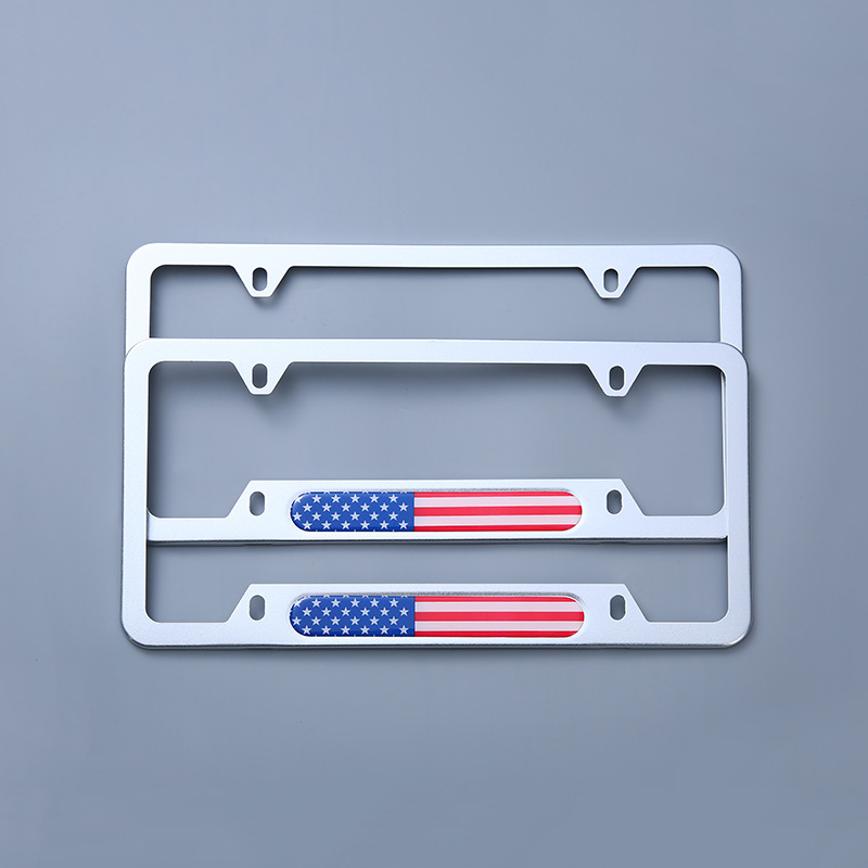 Aluminum Crafted Custom Plate Frame 5