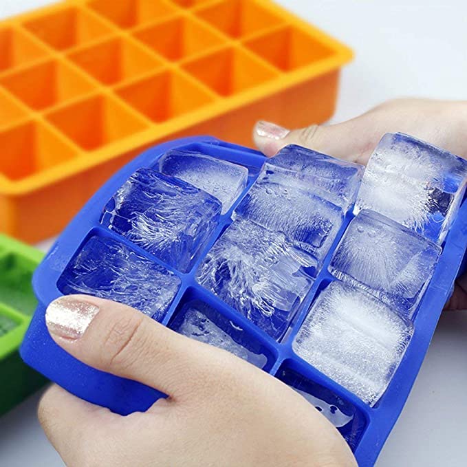 15 Compartment Silicone Ice Tray / Lid 6
