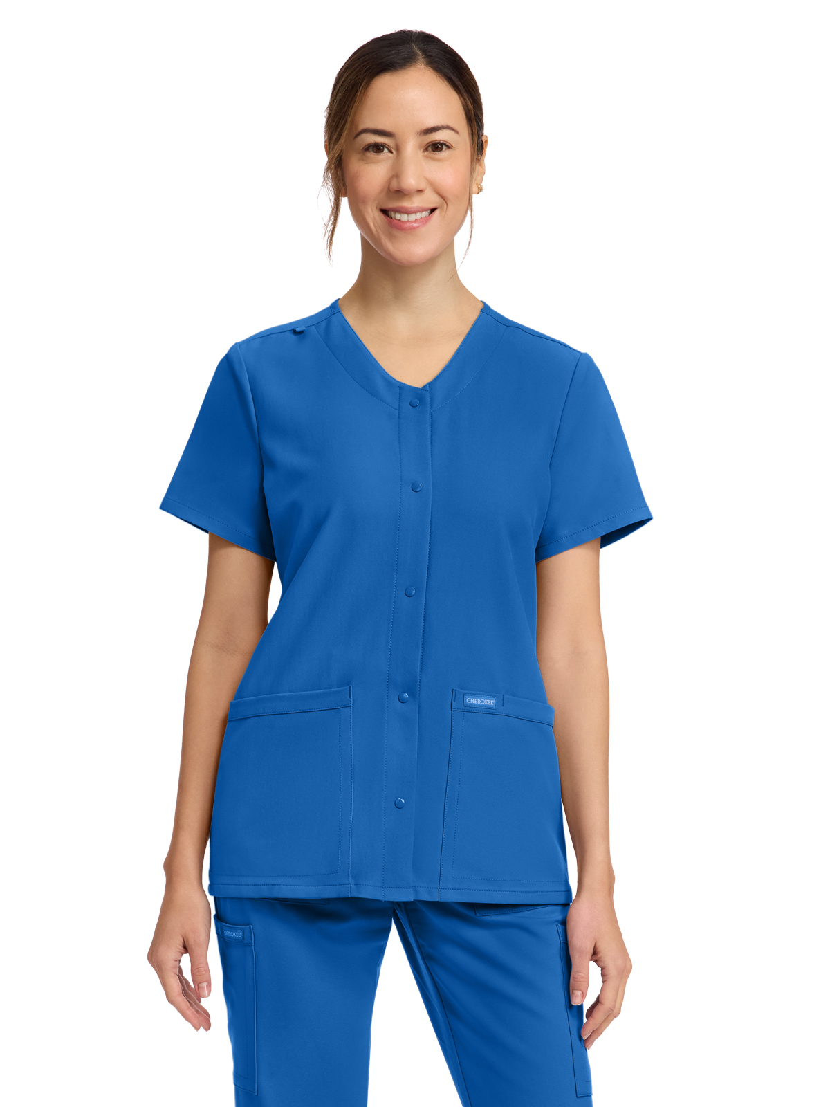 Cherokee - WW Originals Ultra - Women's 2-Pocket Snap-Front Top 11