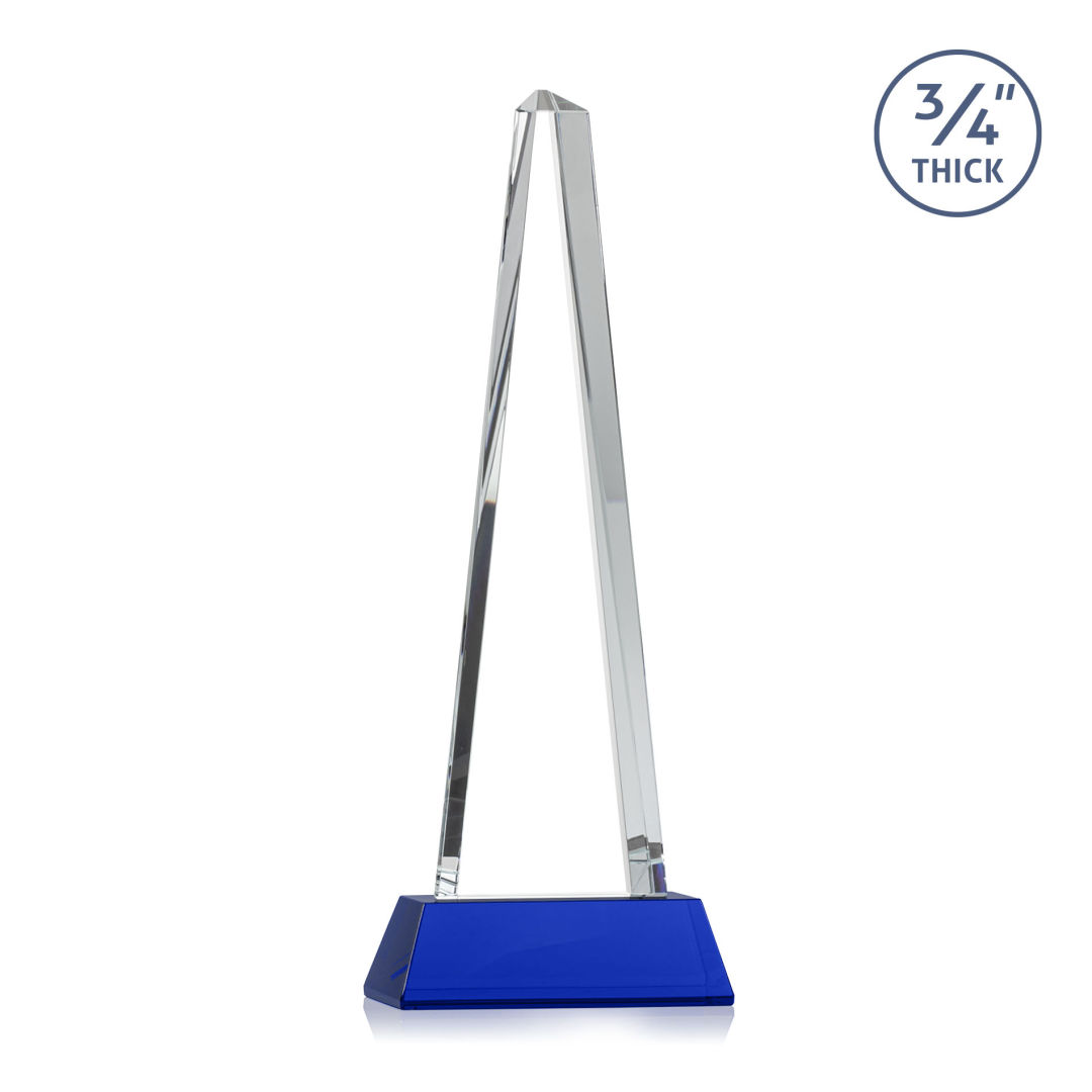 Majestic Tower Award on Newhaven Base - Blue 8