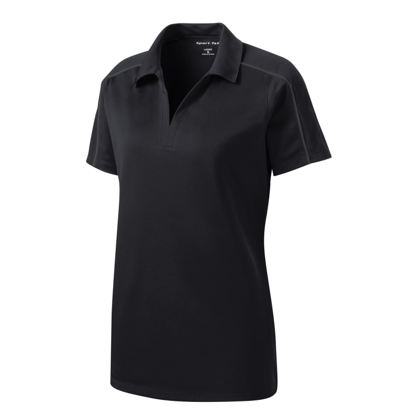 Sport-Tek Women's Micropique Sport-Wick Piped Polo. 8