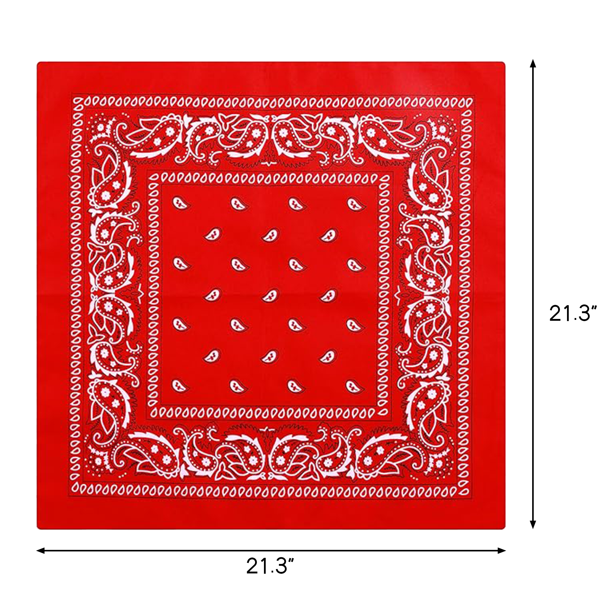 Unisex Custom Square Bandana MOQ100 1