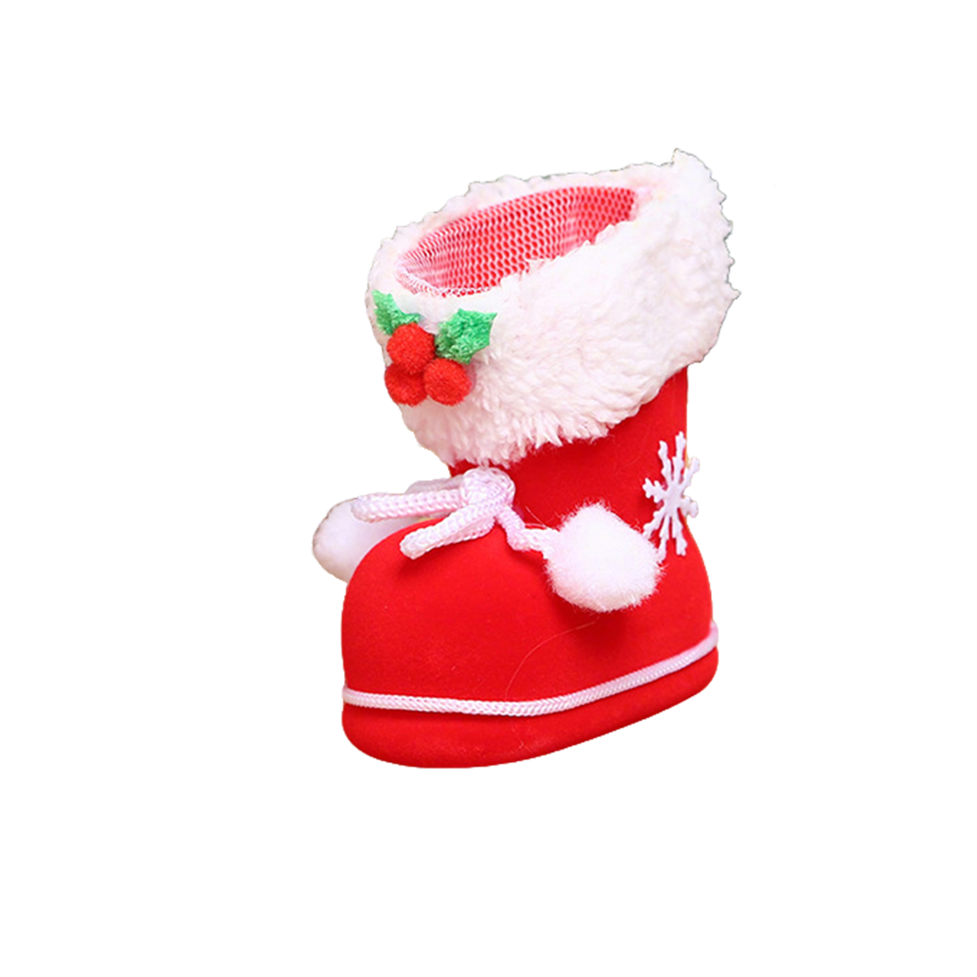Christmas Boot Candy Bag With Pen Holder Multi Size 6