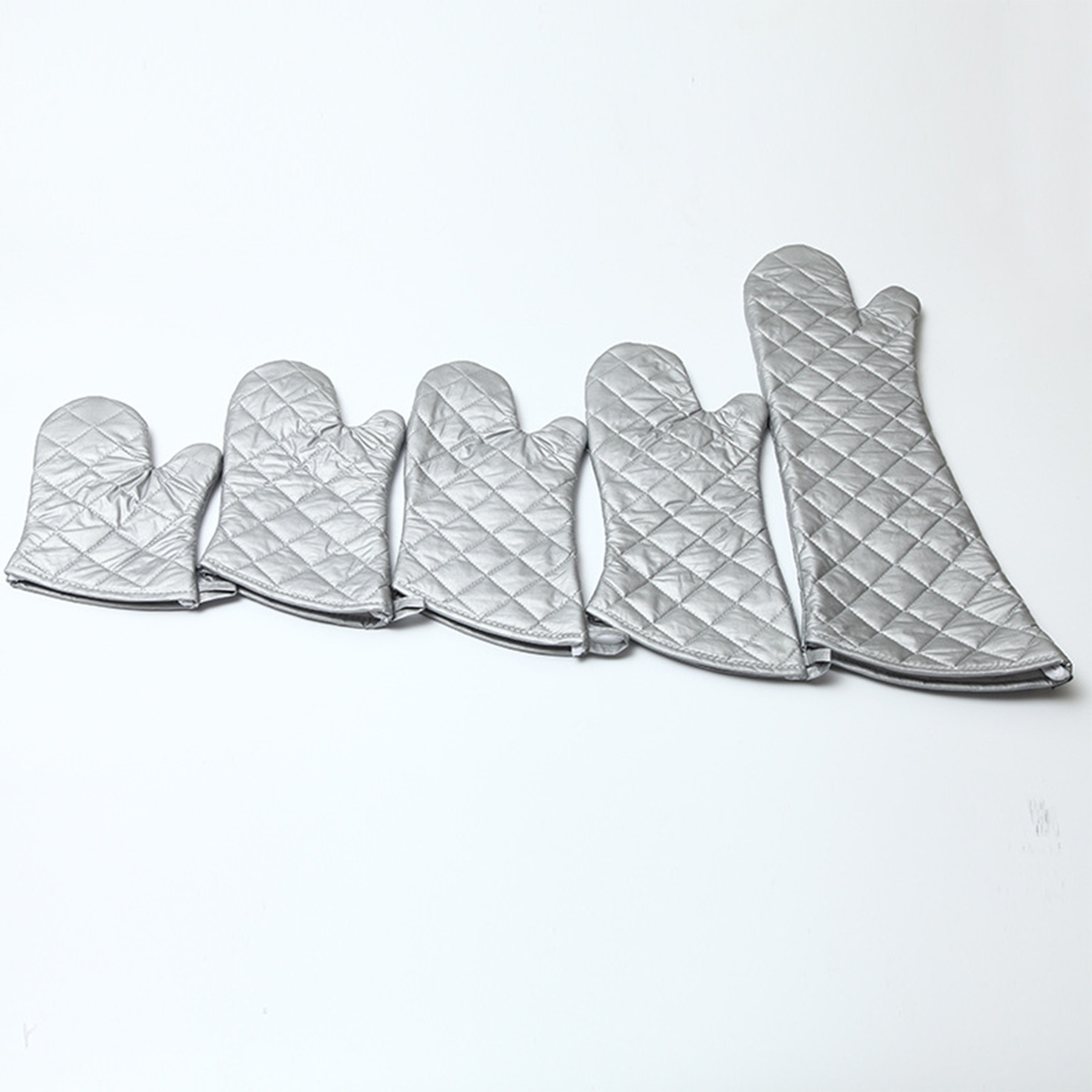 Oven Gloves Heat Resistant Silver-Coated 3