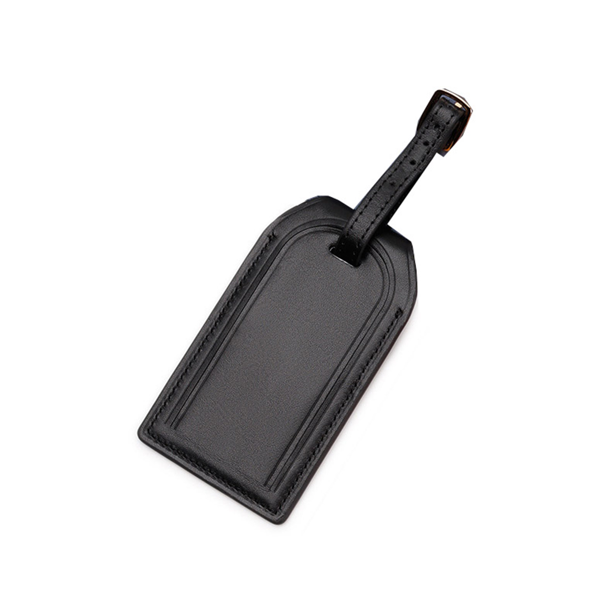 Genuine Leather Luggage Tags Airtag Holder in Gift Box (Optional) 4