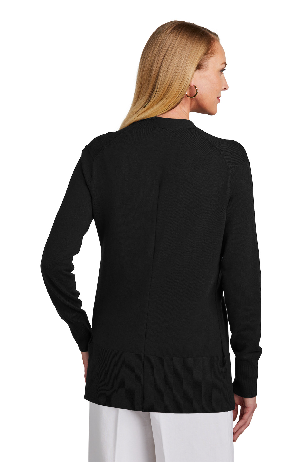 Brooks Brothers Women's Cotton Stretch Long Cardigan Sweater BB18403 31