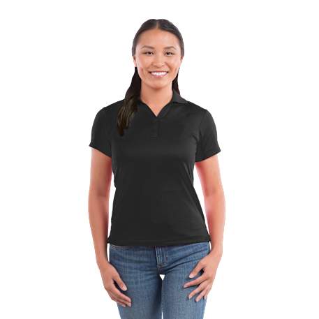 Women's MORENO TEXT MICRO SS POLO 354