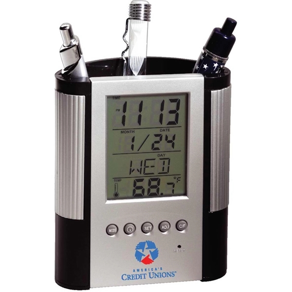 Cornell - Desk Caddy with Weather Station 1