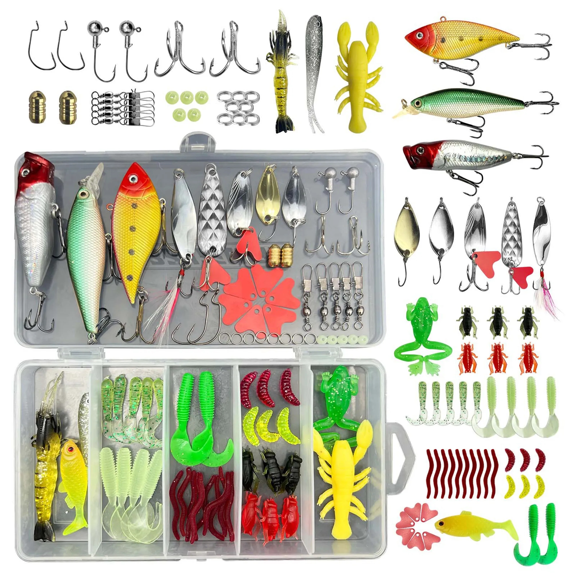Fishing Lure Baits Kit Set 5