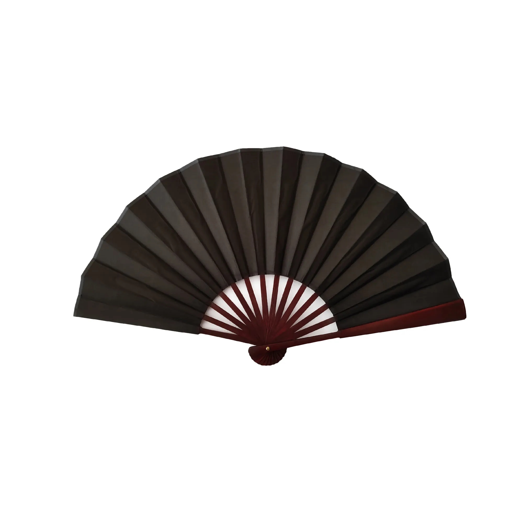 Bamboo 2-Sided Full Color Handheld Cloth Folding Fan MOQ 100 5