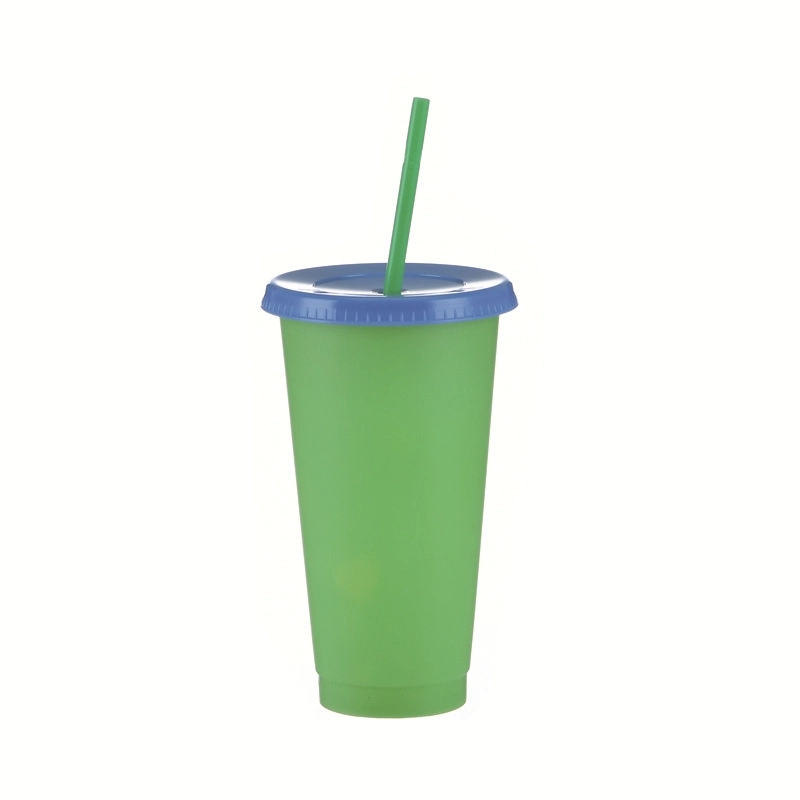 24 oz. Color Changing Cup w/ Lid & Straw 7