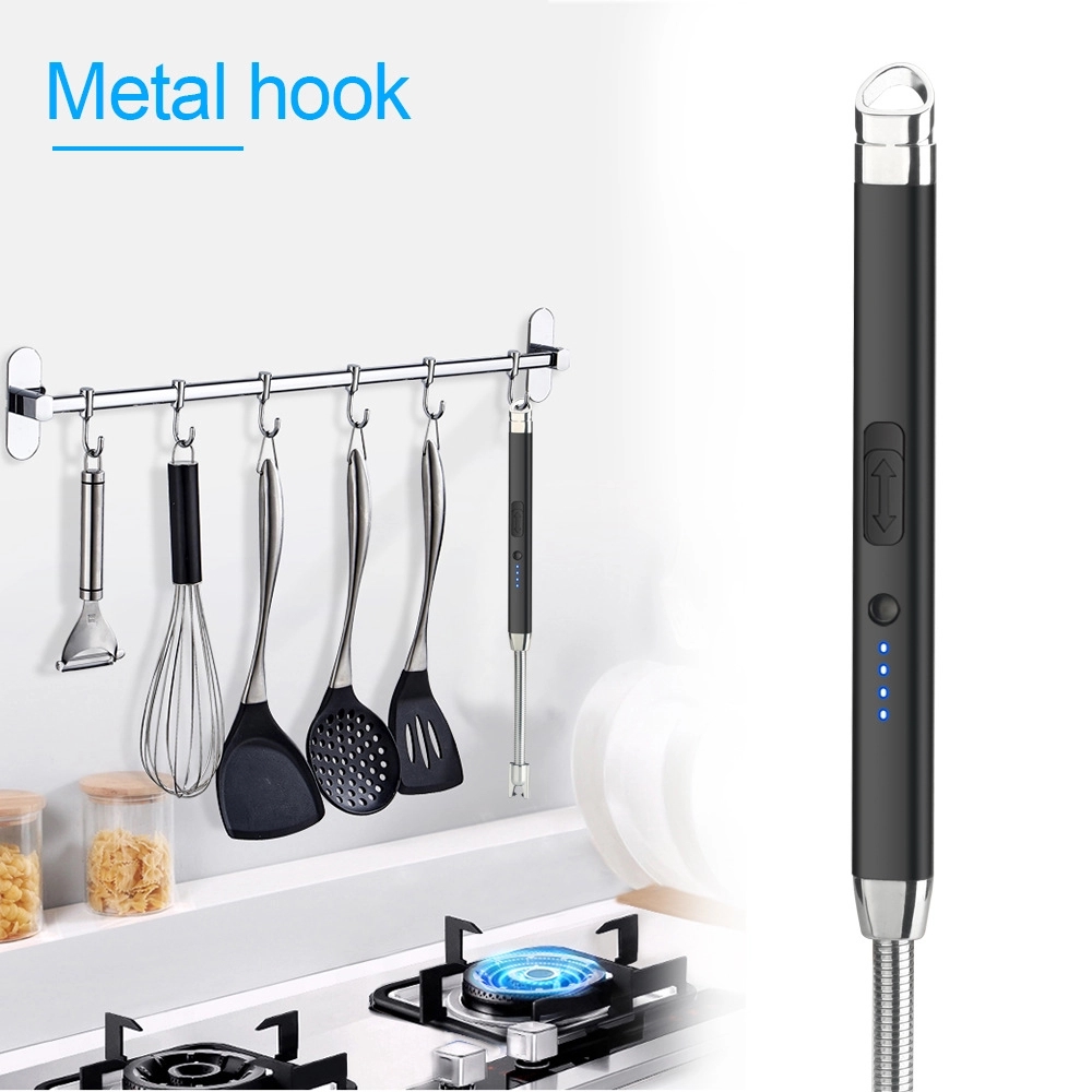 Usb Rechargeable Boonfire Lighter With Led Light 6