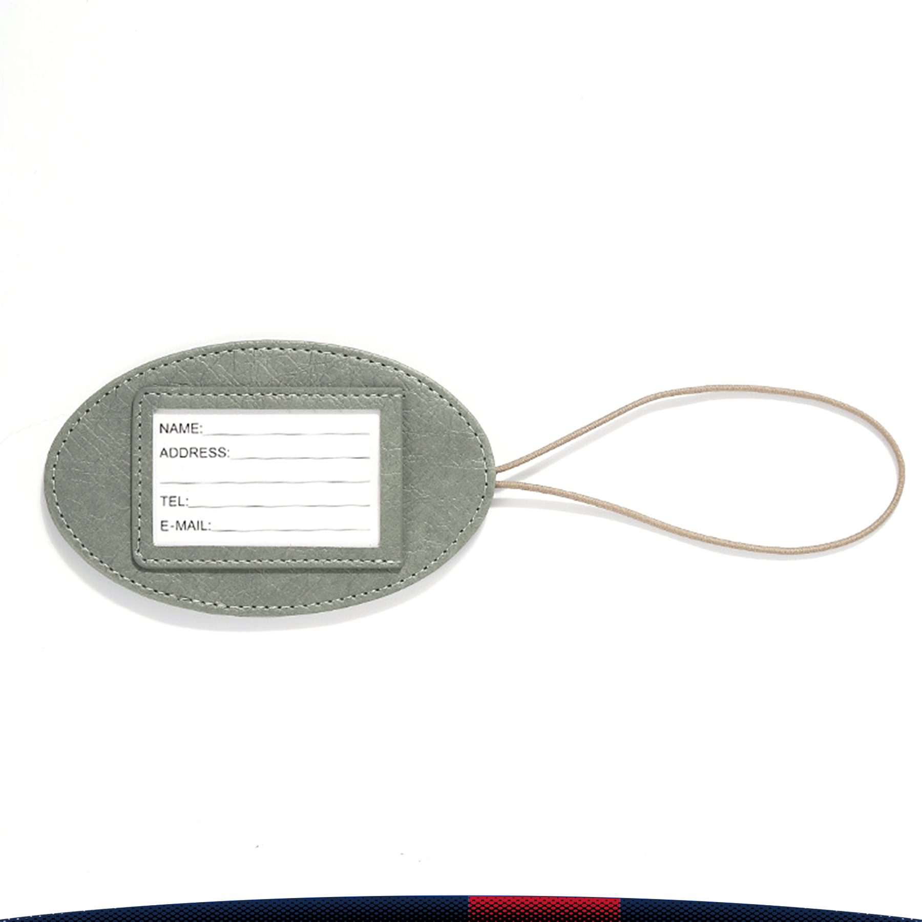 PU Oval Luggage Tag 5