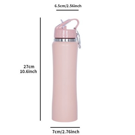 20oz Portable Stainless Steel Insulated Water Bottle, custom water bottle with logo imprint 3