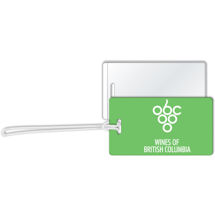 Sealed Edge Secure Luggage Tags (2.38"x4.25") Spot Colours with 6" Loop