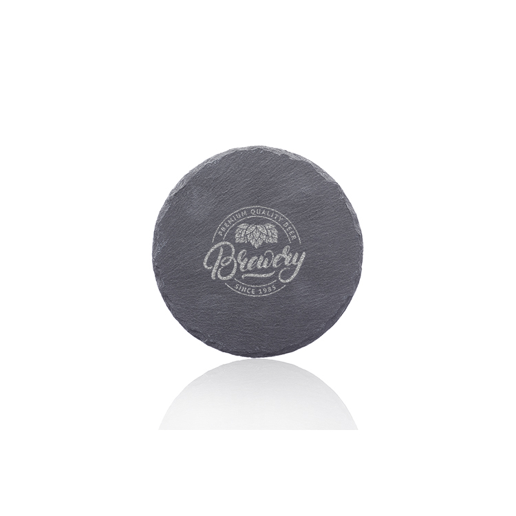 Round Slate Coaster 3