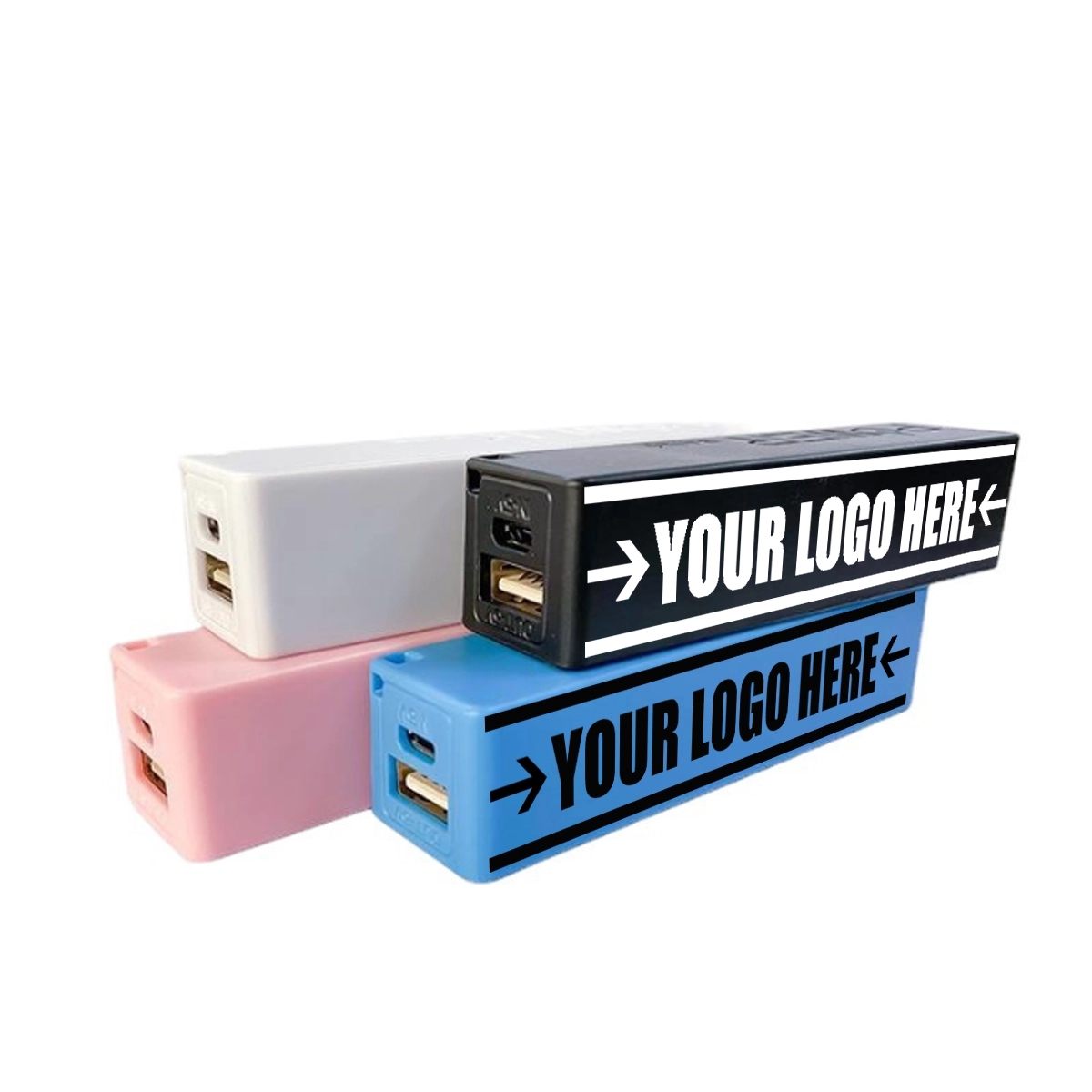2600 mAh Color High Quality Mini Portable Power Bank 3