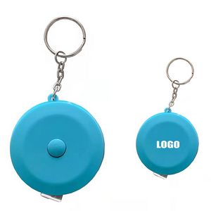Practical Round Shaped Tape Ruler Keychain 22