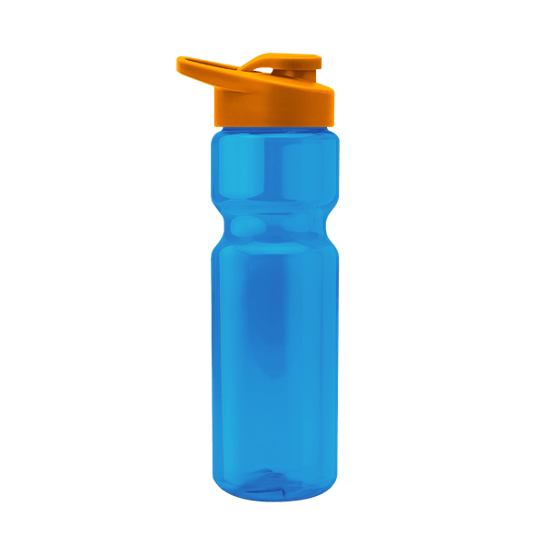 Blazer 28oz Transparent Bike Bottle w/Drink-thru Lid 55