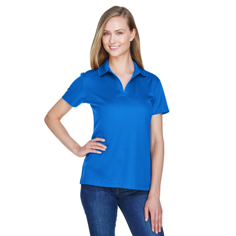 Devon & Jones CrownLux Performance™ Ladies' Plaited Polo 37