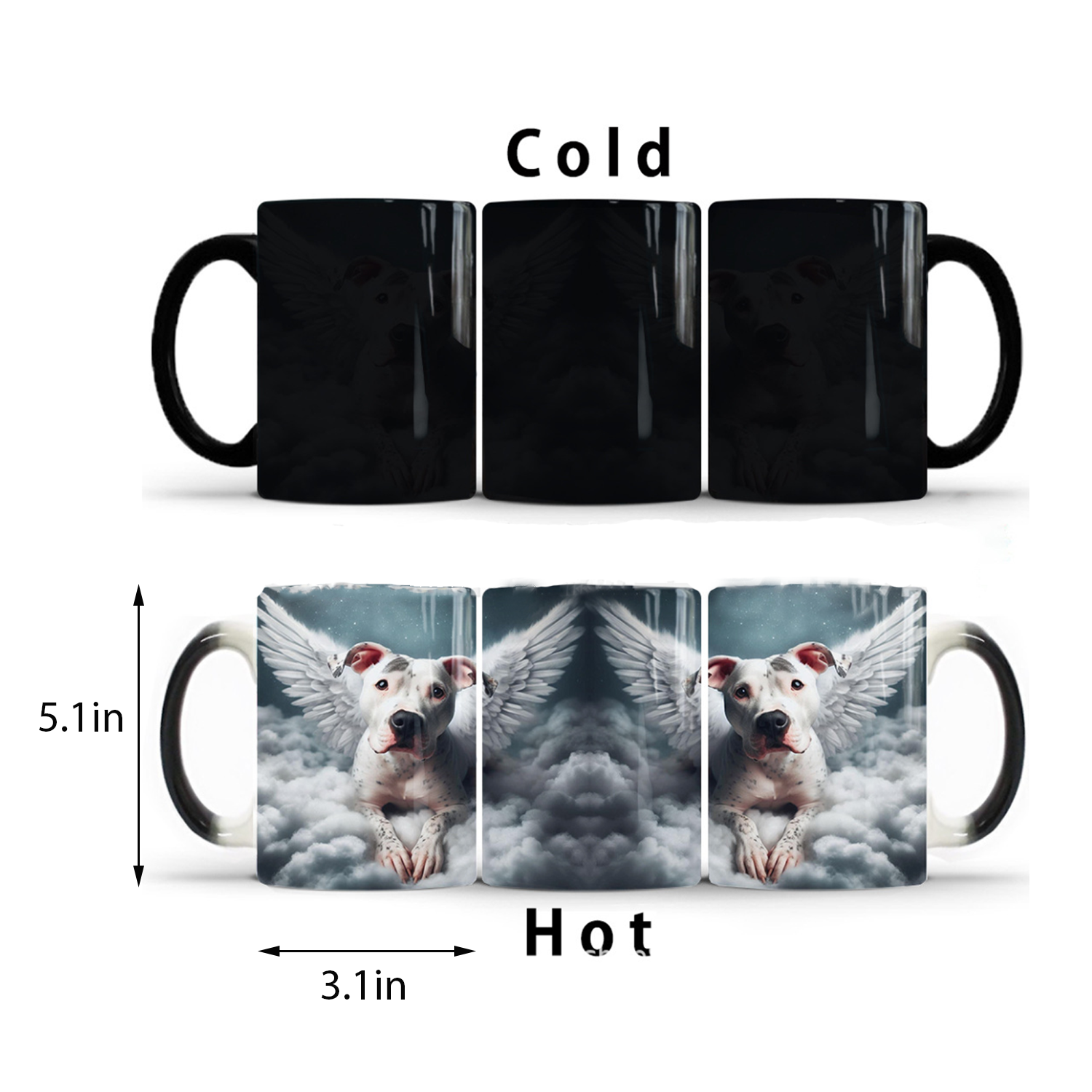 10-13.5Oz Ceramic Color Changing Magic Mug 2