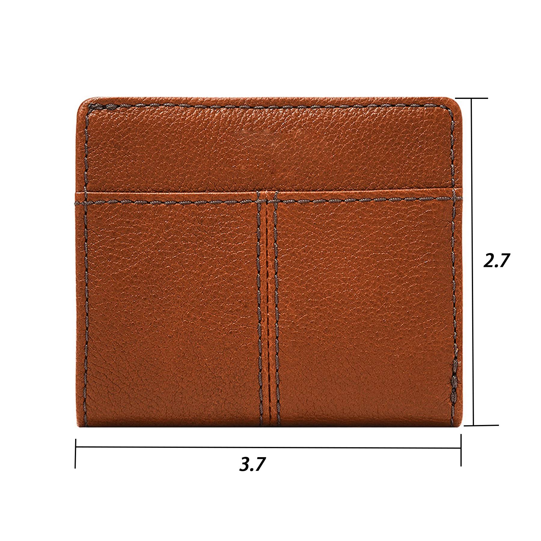 PU ultra-thin convenient short wallet 5