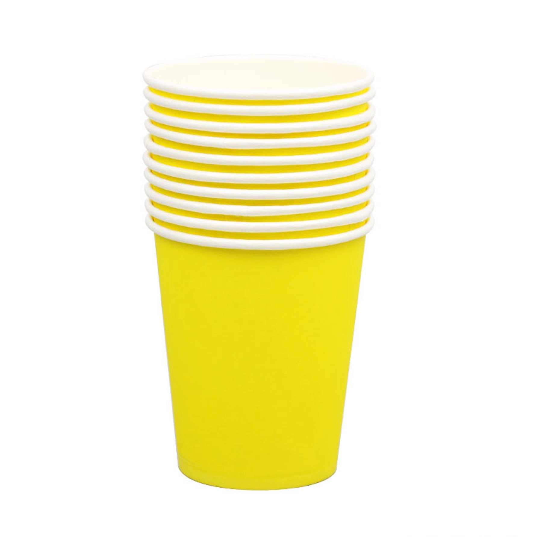 8Oz Colored Plain Paper Cup 24