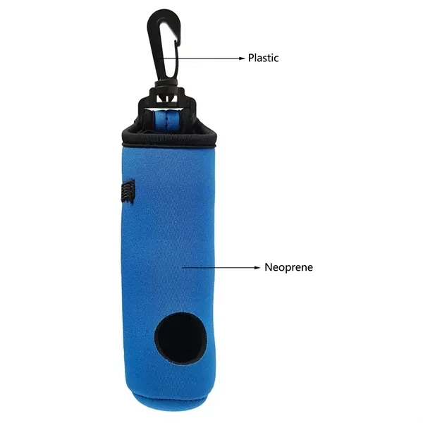 Golf Ball & Tee Holder Bag - Portable Carry Case 9