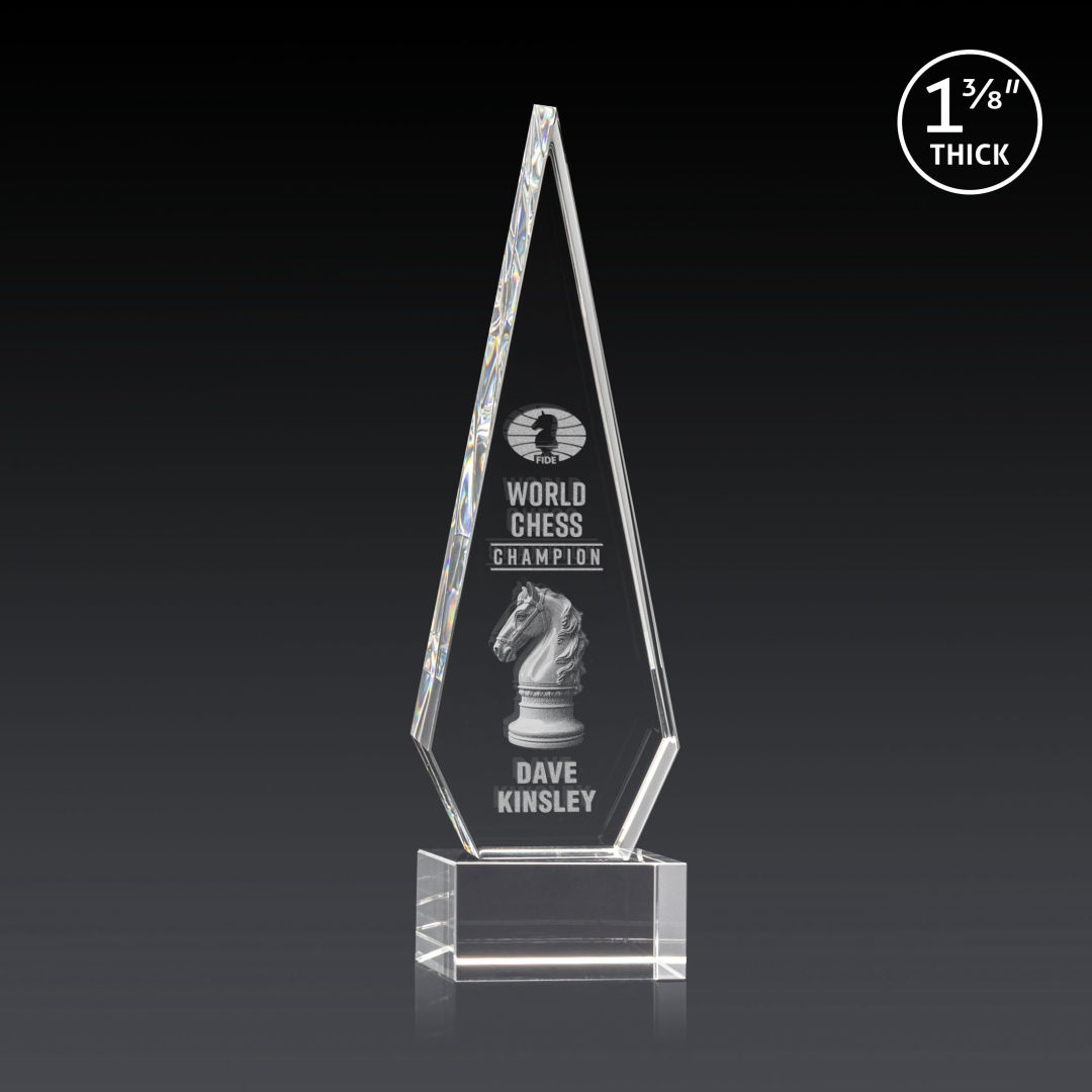Springfield 3D Award on Hancock Base - Clear 1