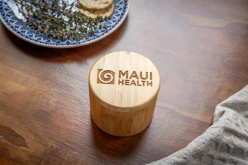 6 oz Round Salt Bamboo Box 8