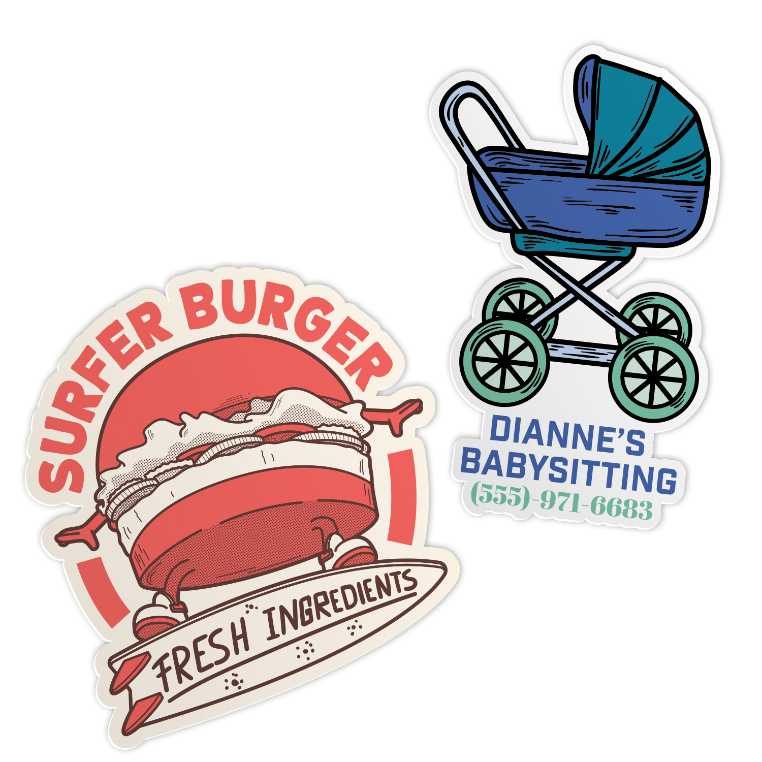 6" x 6" Die Cut Sticker 2