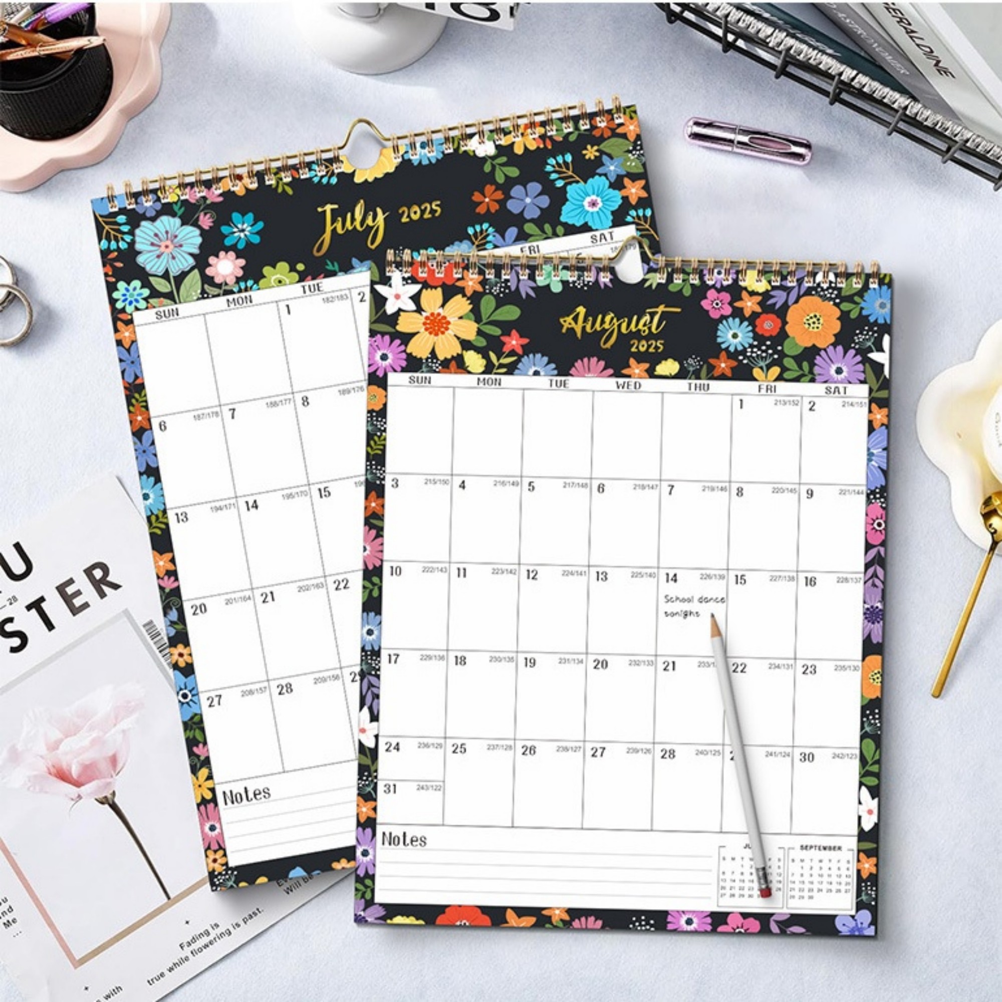 18 Months 14"*11" Wall Calendar From Jan 2025 To June 2026 2