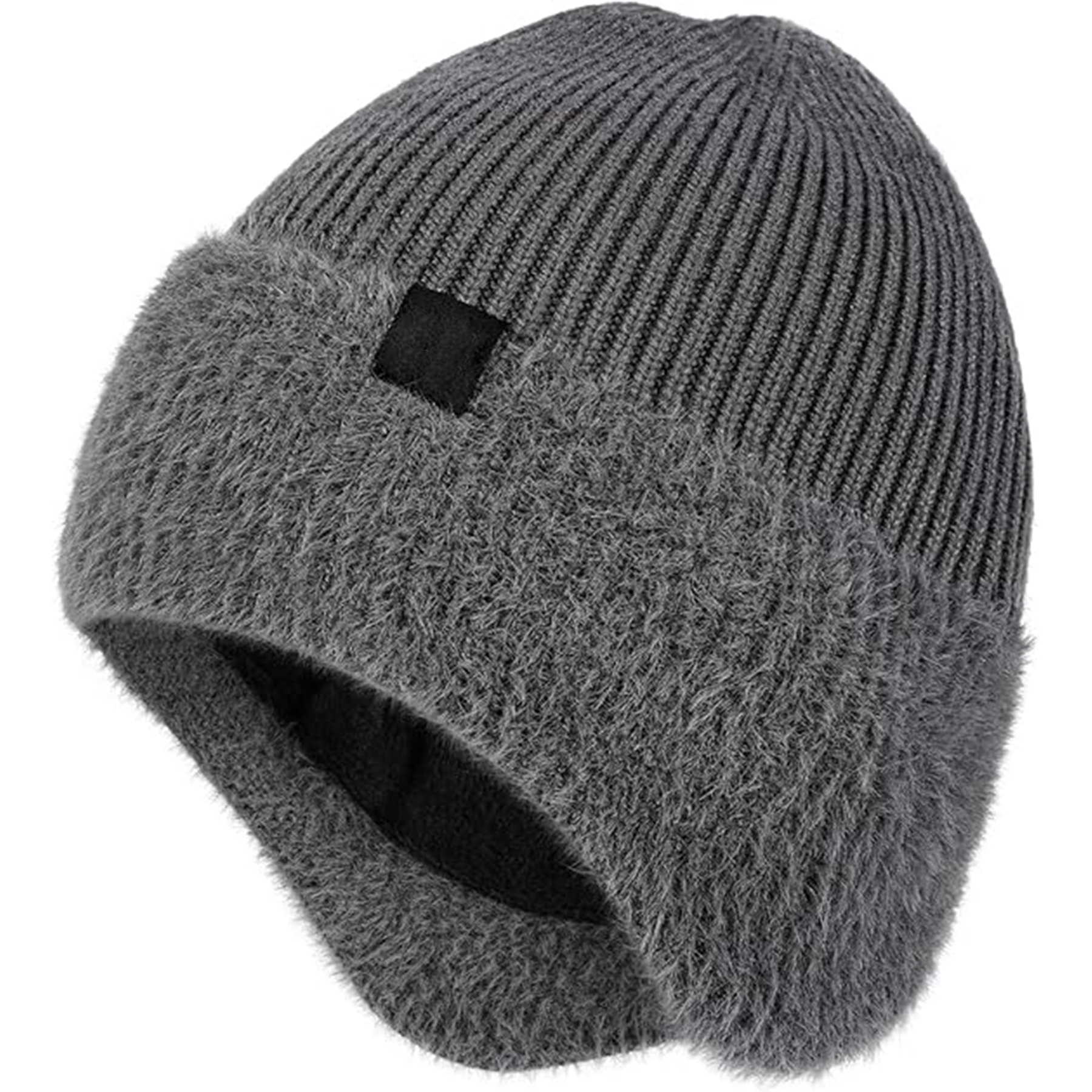 Winter Fleece Line Earflap Beanie 8