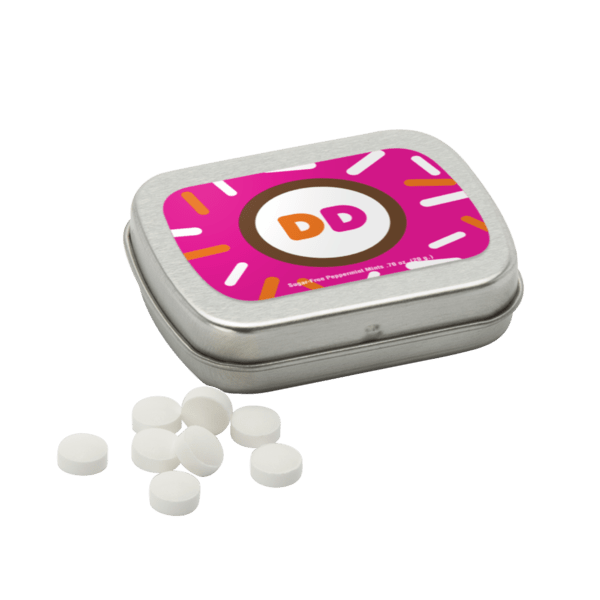 Sugar Free Mints in a Small Rectangular Hinged Tin 3