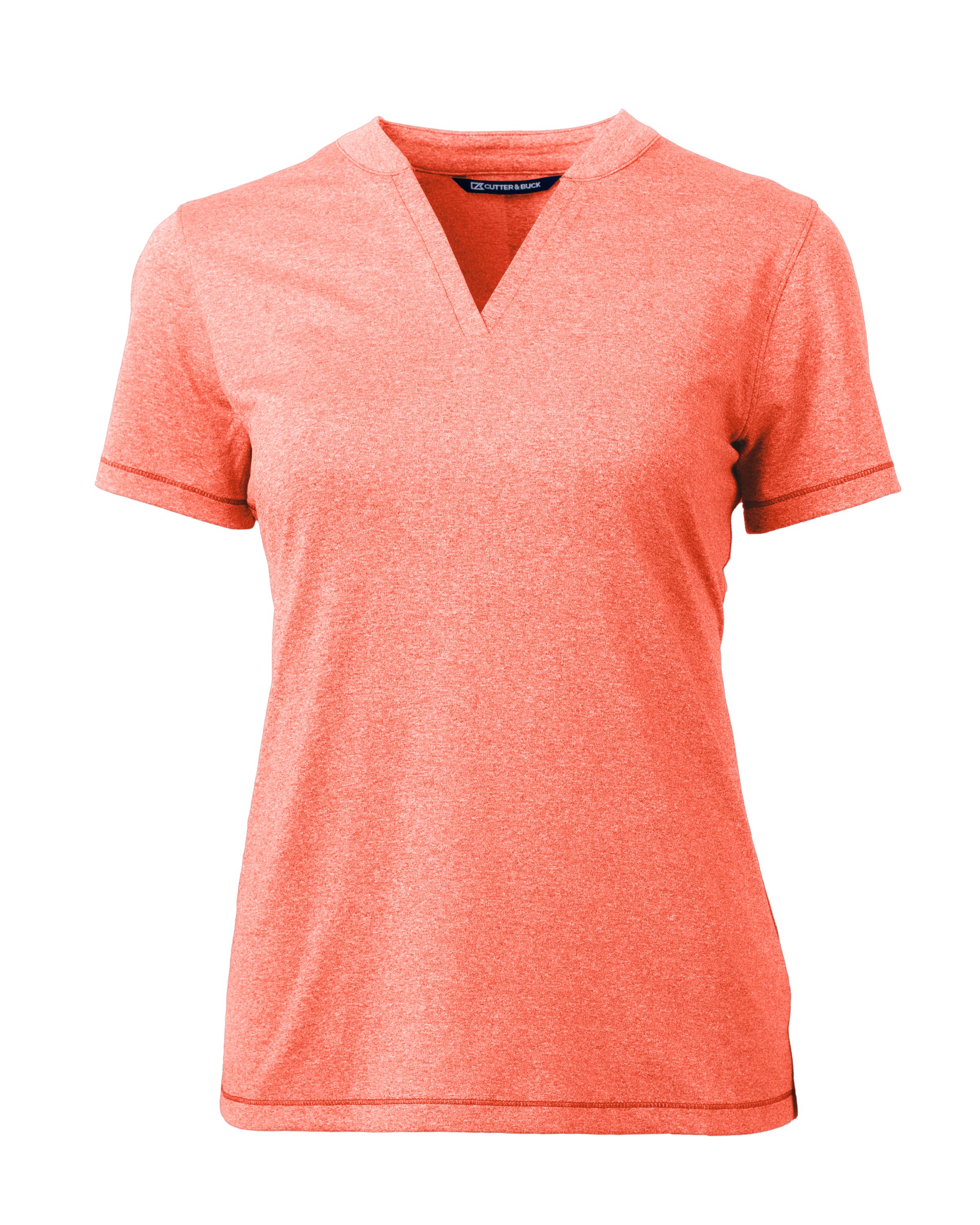 Cutter & Buck Forge Recycled Four-Way Stretch Heathered Womens Blade Top 64