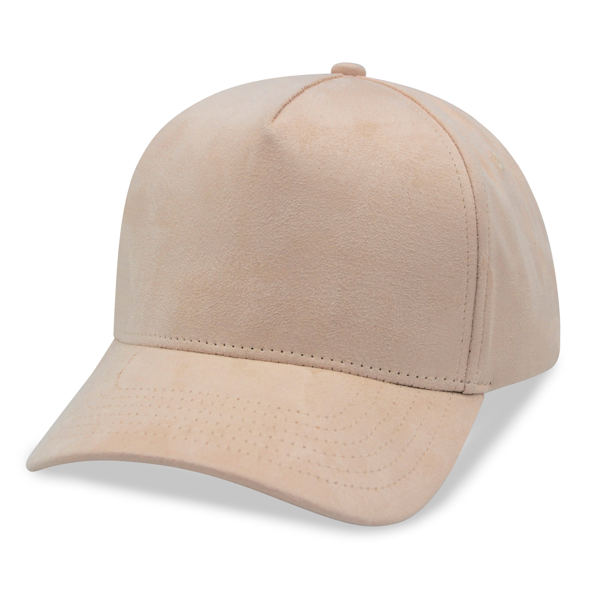 A Frame Suede 5 Panels Baseball Cap Snapback