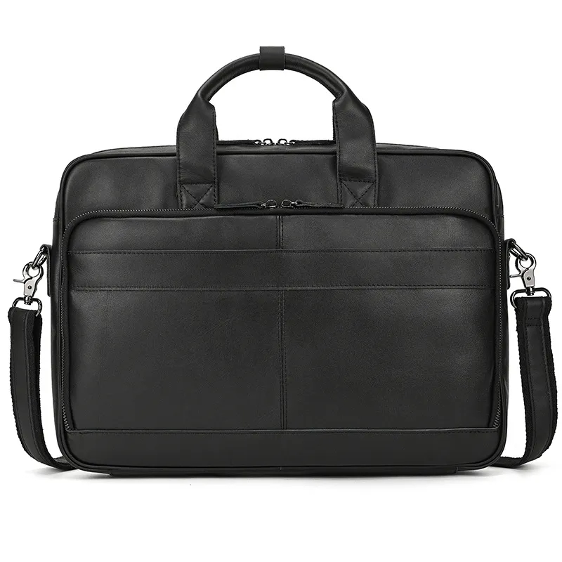 17" x 12" x 3" Cowhide Leather Briefcase 21