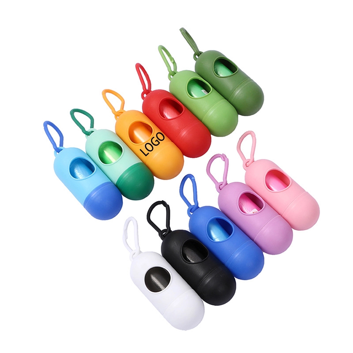 Pet Trash Bag With Capsule Keychain 5
