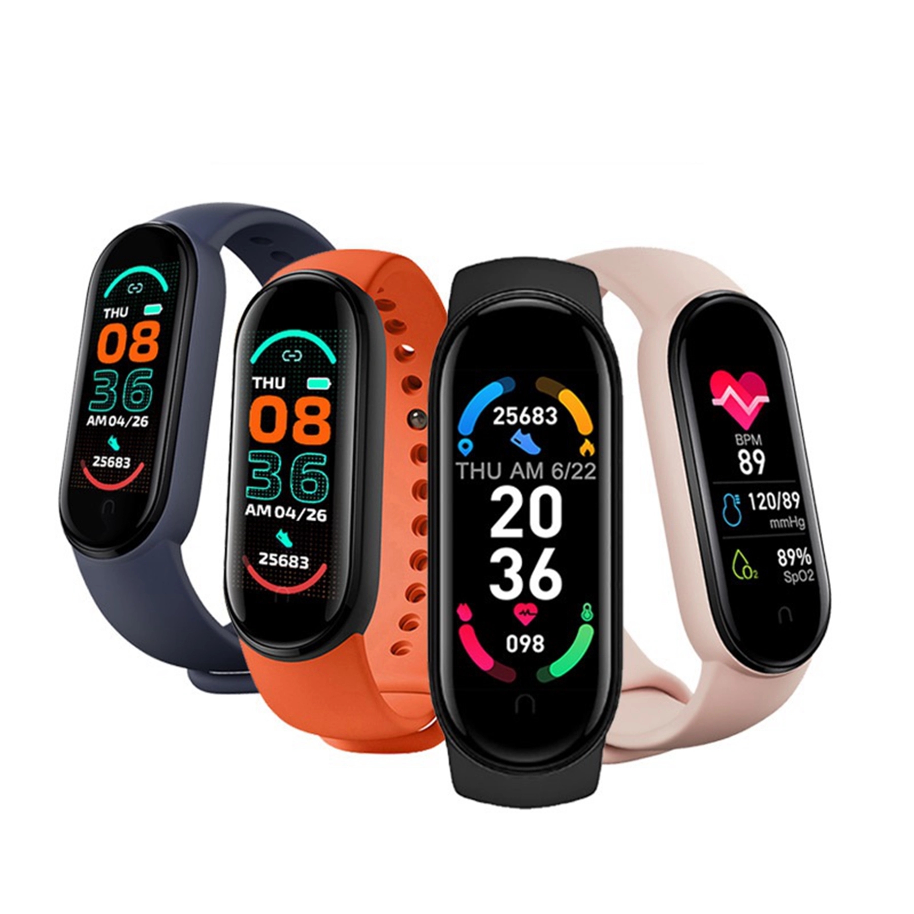 M6 Fitness Bracelet with Heart Rate Monitor 8