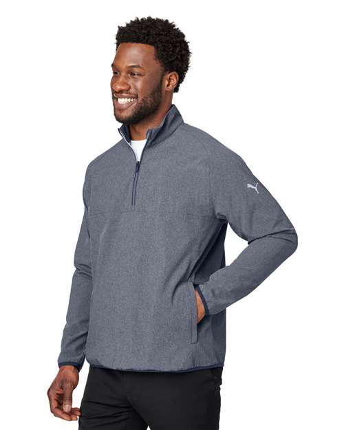 Men's Coastal Woven Quarter-Zip Pullover - 538931 4